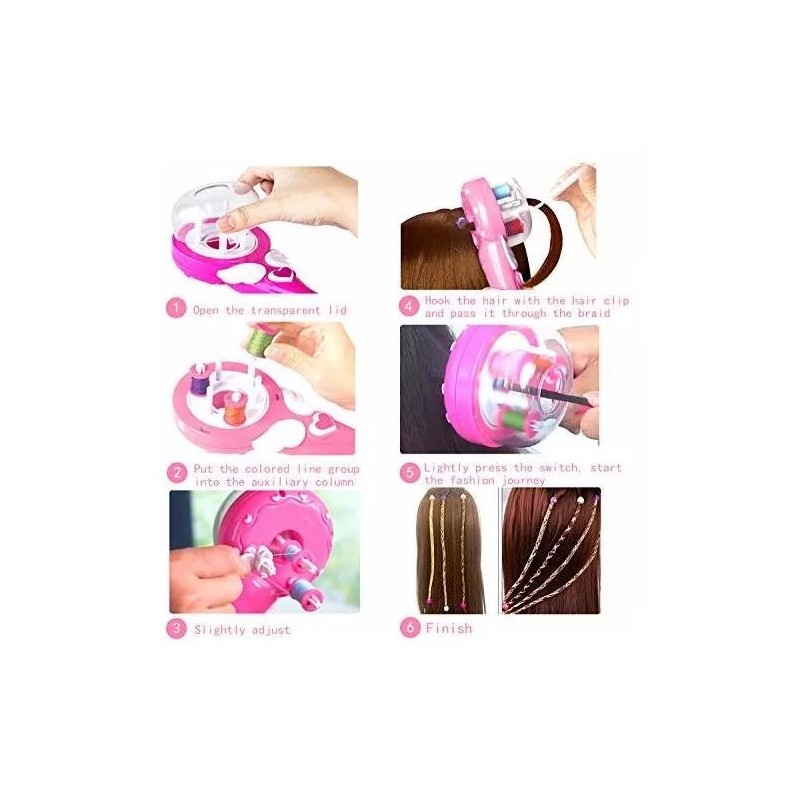 Marbe Trenzador Eléctrico De Mármol, Para Peinar El Cabello, Práct