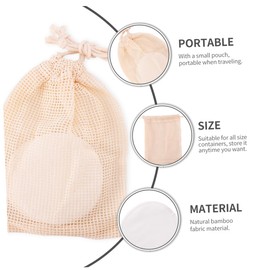 Beavorty 6pcs Remove Makeup Cotton Makeup Cotton Pads Facial Remover Pad Facial Pads Reusable Facial Cleaning Pad Reusable Face Pads Women Cosmetic Pad Pads Set Makeup Remover