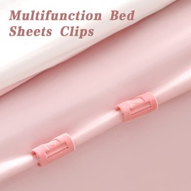 XINHUIYI 6 Pcs Quilt Bed Cover Grippers Fasteners Multifunction Bed Sheets Clips Quilt Clip Non Slip Clamp Quilt Cover Fasteners for Quilts Duvet Bed Sheet