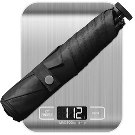 Ycssaw Ultra Lightweight Carbon Umbrella, From 3.9 oz (110 g), Ultra Lightweight, UV Reduction, 100% Foldable, Lightweight, For Both Rain or Shine, Men's, Women's, Light Blocking, Heat Blocking, Ultra