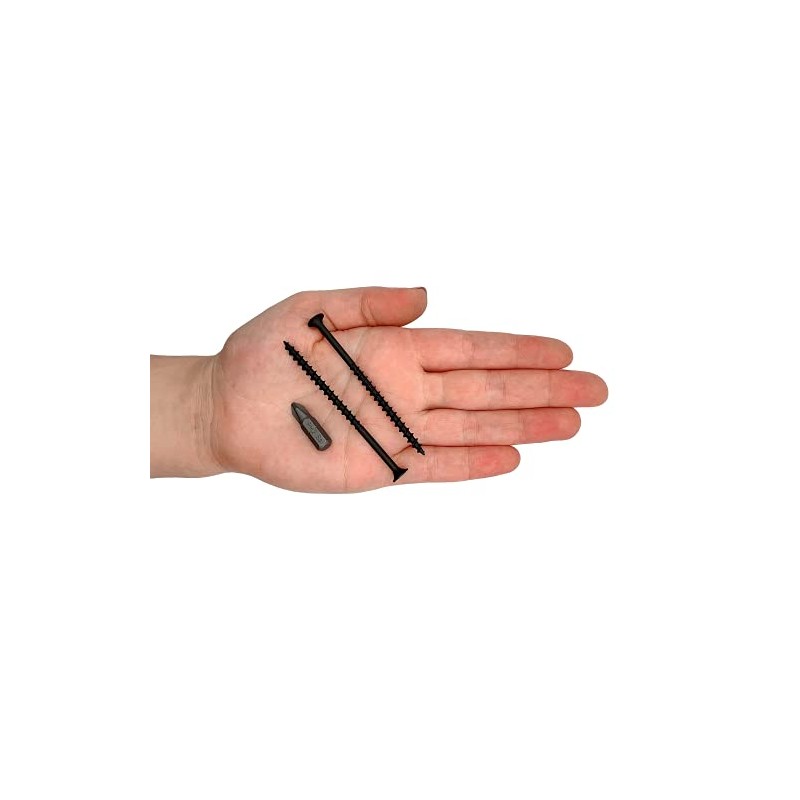 (Pack of 50) Black Phosphate Carbon Steel 4.2 x 75mm