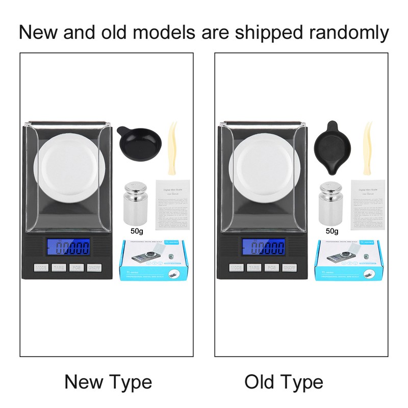 Mini Portable High Accuracy 0.001g Pocket Jewelry Scale with LED