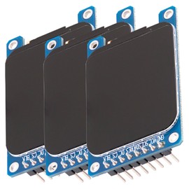 AZDelivery 3 x 1.69" TFT Display with 240 x 280 Resolution ST7789V2 Driver - Rounded Corners and SPI Interface - Perfect for Microcontroller Projects