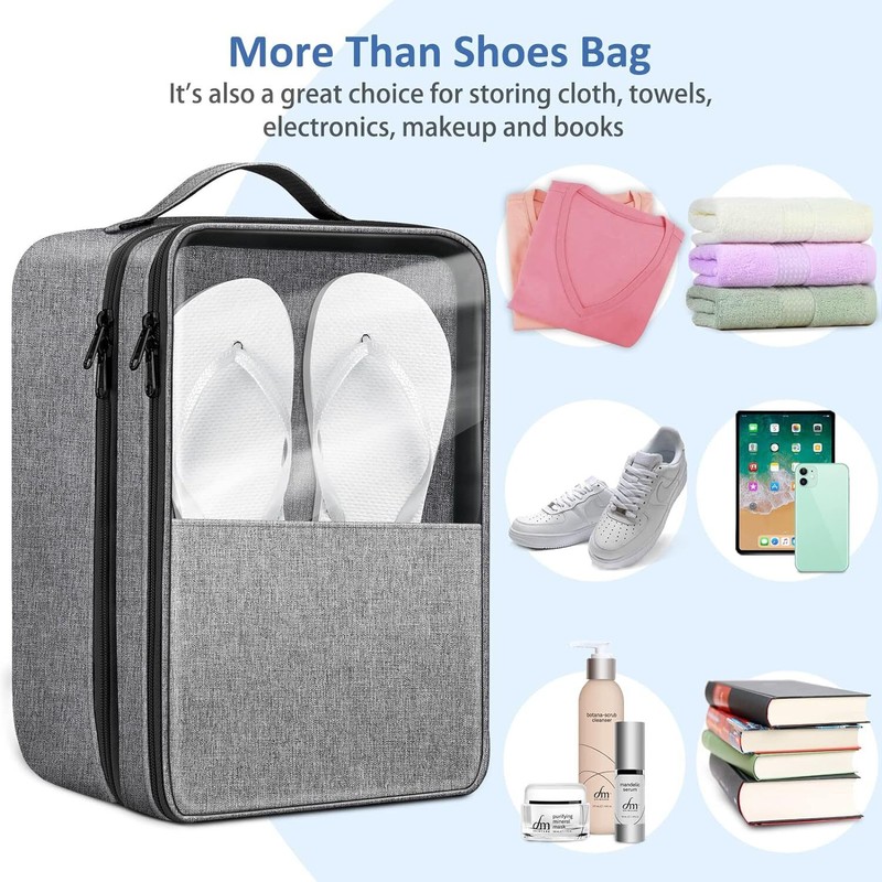FINPAC Travel Shoe Bag Waterproof Portable Organizer Storage Luggage Bags