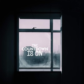 Vinyl Wall Art Decal - The Countdown is On - 10" x 22" - Modern Christmas Sticker Quote for Home Living Room Store Coffee Shop Office Holiday Season Decor