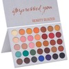 Beauty Glazed Eyeshadow Palette and Makeup Brushes, Matte Shimmer Eye