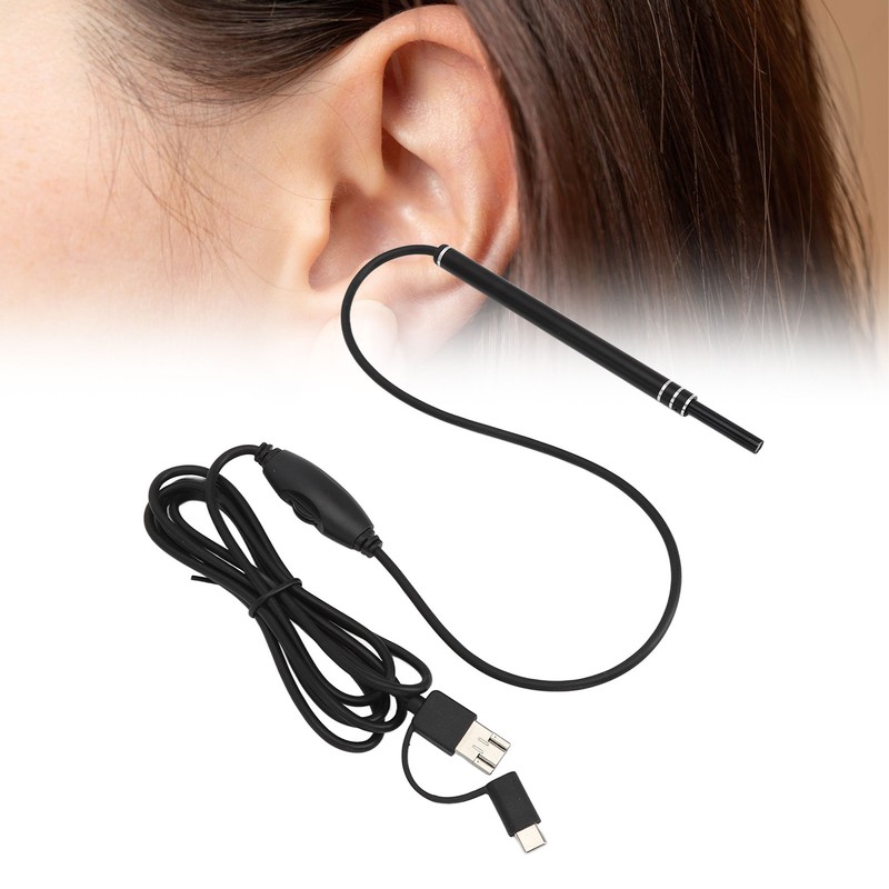 Digital Visual Ear Otoscope HD IP67 Waterproof Lens 3 in