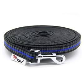 Twinkys Dog Style Recall Lead, Rubberised, 15 mm or 20 mm Wide, for Dogs up to 50 kg, 1 m to 50 m With Hand Loop, Made in Germany