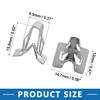 A ABSOPRO Pack of 20 Car Retaining Clips Replacement Metal