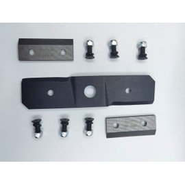 Shredder Chipper Blade Kit 781-0490 742-0571 for Craftsman Troy-Bilt MTD Compatible with 981-0490 781-0490 942-0571 742-0571 742-0544 Chipper Shredder Blade
