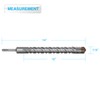 Patio 1-3/8’’ SDS Plus Hammer Drill Bit for Rotary Masonry