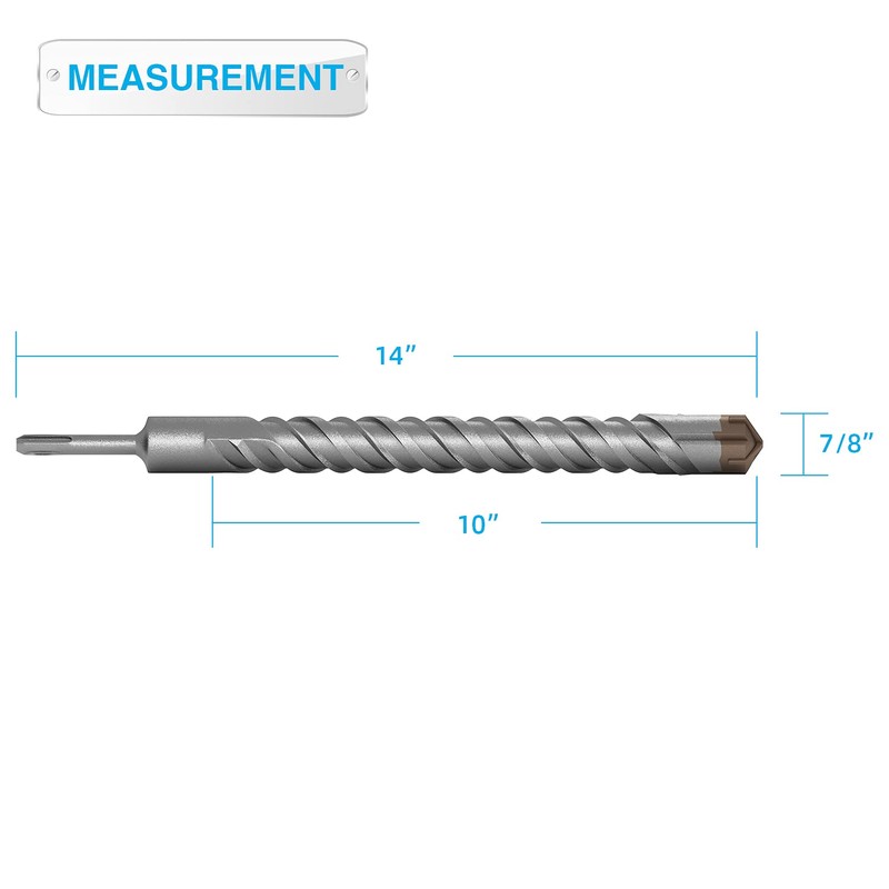 Patio 1-3/8’’ SDS Plus Hammer Drill Bit for Rotary Masonry