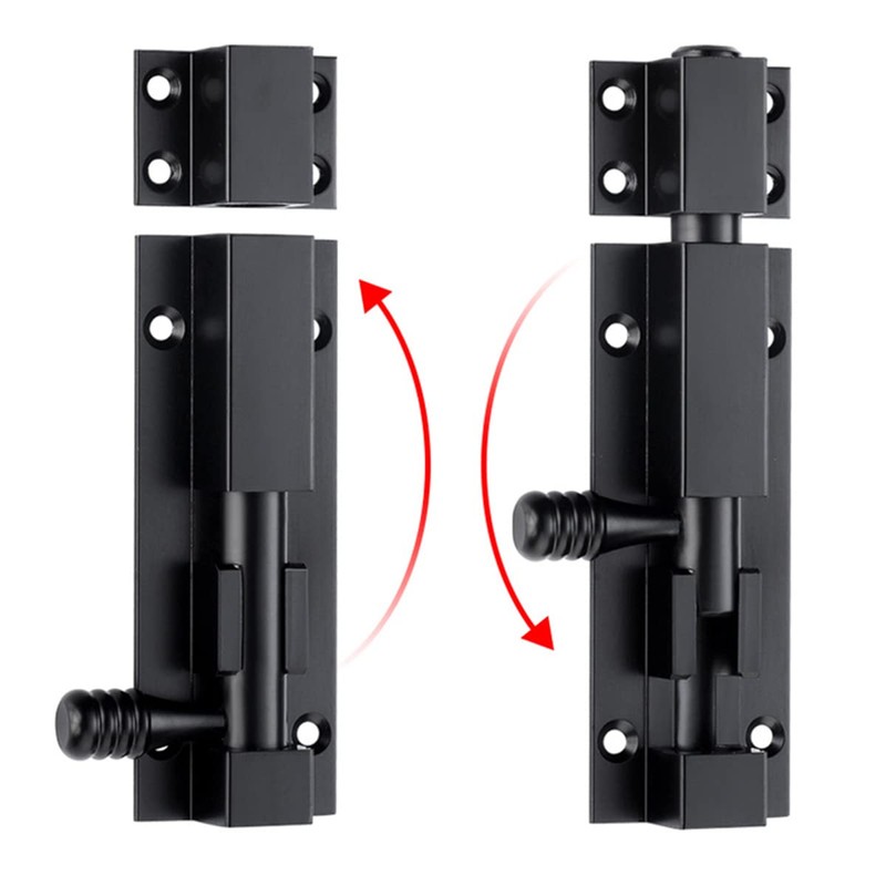 Rusoz Gate Bolt 4 Inch Heavy Duty Door Lock,Durable Slide
