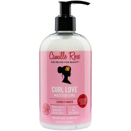 Camille Rose Curl Love Conditioner, with Olive, Avocado & Almond Oils to Restore, Moisturize and Condition Strands, for All Hair Textures, 12 fl oz