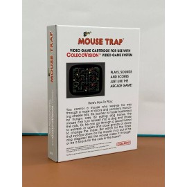 ColecoVision Mouse Trap REPRO BOX - sturdy high quality boxes with foam tray