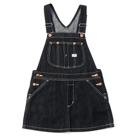 Lee LK6152 Women's Overalls 31.5 - 63.0 inches (80 - 160 cm) Denim Overalls Skirt, Rinse