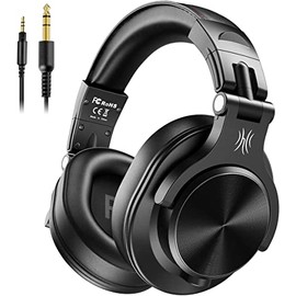 OneOdio - Auriculares A71 de Alta Resolución para Grabación de Estudio - sobre la Oreja con Cable, SharePort y Monitoreo Profesional - Plegables con  