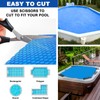 Kestnsee Solar Hot Tub Spa Bubble Covers Blanket 5.4 x