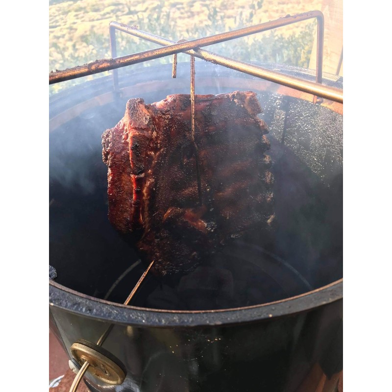 LavaLock® Rib Hanger for WSM WeberSmokey Mountain - Stainless Steel