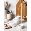 LE TAUCI Ramekins with Lids, 4 OZ Ramekins Oven Safe,