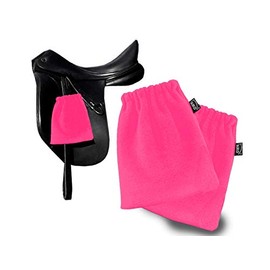 AIKO Stirrup Protector Stirrup Protector Stirrup Cover Stirrup Cover Fleece 1 Pair (Pink)