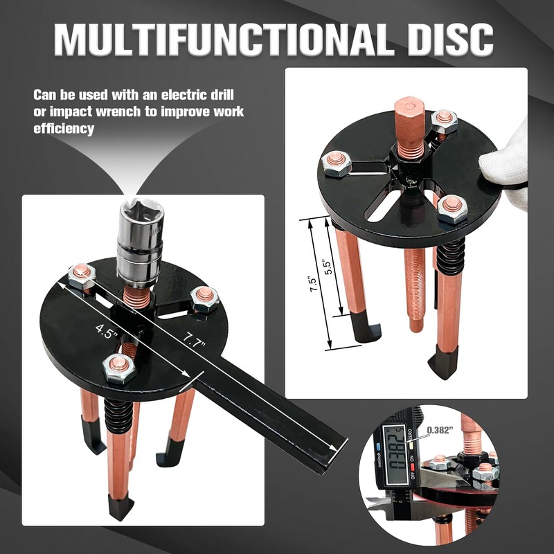 FITHOIST 36-in-1 Bearing Puller Kit,Blind Hole Bearing Puller,Bearing Separator with