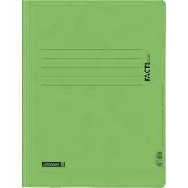 Brunnen Fact!Plus A4 File / Folder, Made of Thick Pressed Cardboard, light green