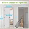 ARCOL Magnetic Fly Screen for Doors, Adjustable, Fly Screen for
