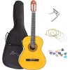 Power Acoustik 39inch Guitar Beginner Handmade All Wood Digital Acoustic