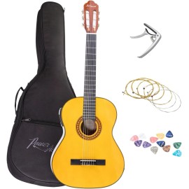 Power Acoustik 39inch Guitar Beginner Handmade All Wood Digital Acoustic Full Size Electric Kit