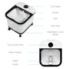 Heated Foot Spa Bath with Bubble Massage, Pedicure Attachments, Vibration