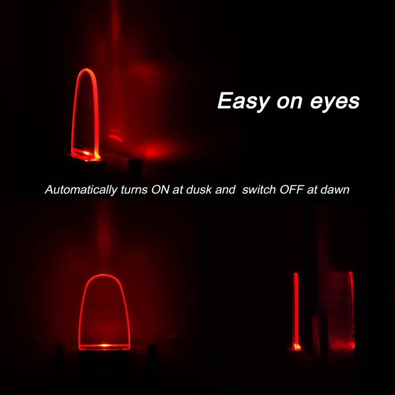 2 Pack LED Night Light, Dusk to Dawn Light Sensor,