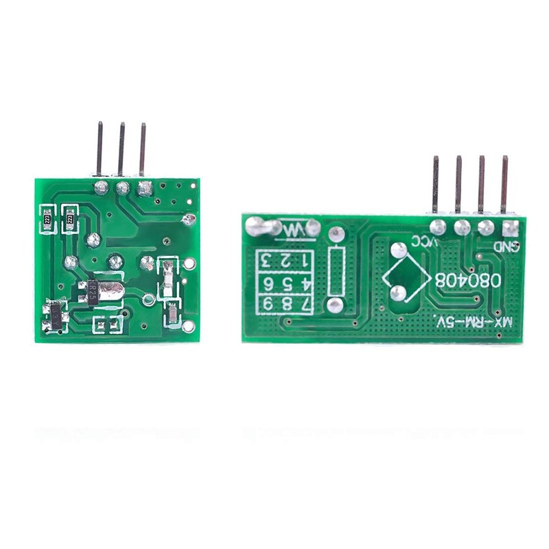 HiLetgo 5pcs 433MHz RF Wireless Transmisor y Receptor Módulo Link