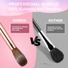 Acrylic Nail Brush Size 4,KEMEISI 100% Pure Kolinsky Nail Art