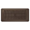 Mr. Heater 131901 Louvered Plastic Floor Register, 4x10 Inch, Brown