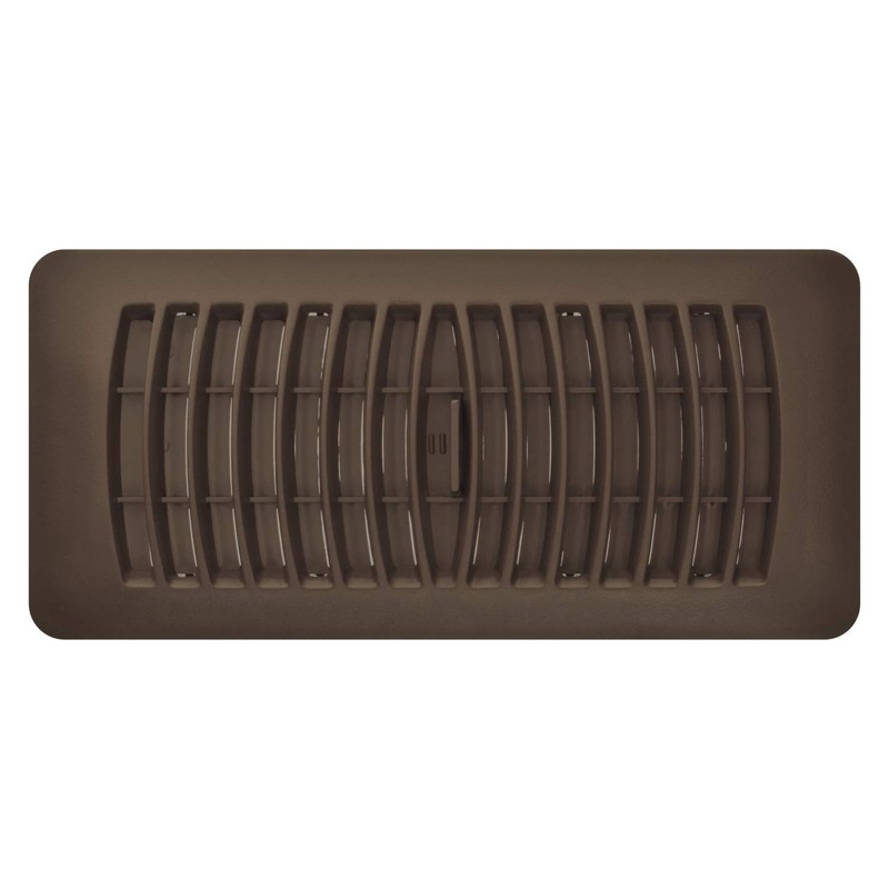 Mr. Heater 131901 Louvered Plastic Floor Register, 4x10 Inch, Brown