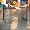 Homy Casa Folding Craft Tables – Snap-in Assembly, Portable &