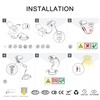 JOYINLED 1 Pack 3 W COB LED Mini Spotlight, Recessed