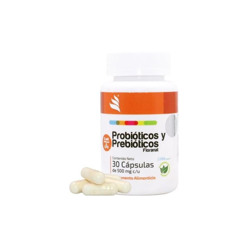 PROBIOTICOS PREBIOTICOS FLORANAT c30 capsulas TECNONATURA