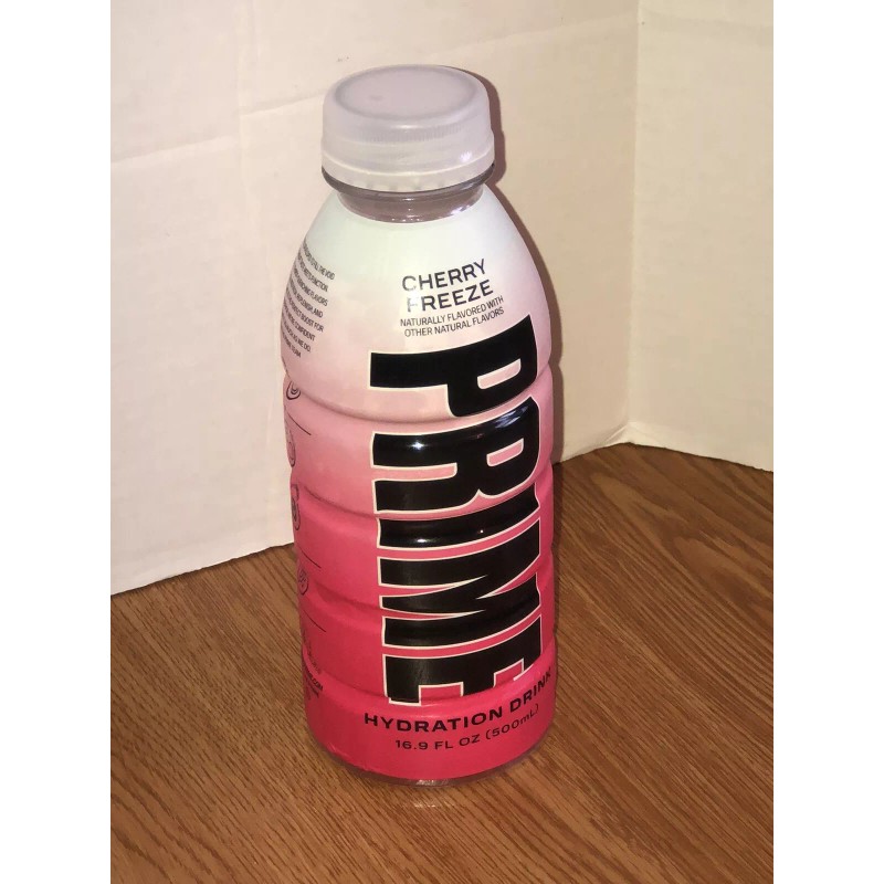 PRIME Hydration Drink CHERRY FREEZE Limited Color Change Label 16.9oz