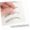 Outanaya 12pcs Waterproof Makeup Eyebrow Stickers Realistic Like Imitation for