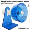 TieLishor Hamster Wheel,Silent Wheel,Super Silent Hamster Exercise Wheels,Silent Hamster Wheel,Adjustable