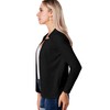 OMZIN Women's Blazer with Notched Lapel Front Open Cardigan Work