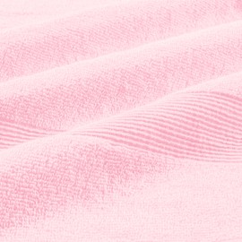 Belizzi Home 8 Piece Towel Set 100% Ring Spun Cotton, 2 Bath Towels 27x54, 2 Hand Towels 16x28 and 4 Washcloths 13x13 - Ultra Soft Highly Absorbent Machine Washable Hotel Spa Quality - Pink