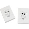 2 x 45mm 'Cute Owl' Erasers/Rubbers (ER00010654)