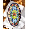 Large Talavera Oval Platter – 17.5” x 10” Hand-Painted Ceramic