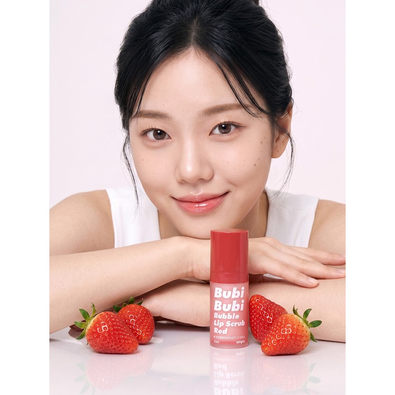 Unpa 언파 부비 부비 버블 립스크럽 레드 10ml 1개 단품