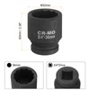 sourcing map 3/4-Inch Drive 12 Point Impact Socket 36mm Metric