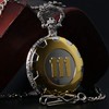 CokinkiDs Boy's Pocket Watch Golden Xmas Gift Fallout 4 Vault