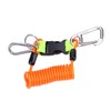Keep Diving Anti lost Spring Coil Lanyard Safety Emergency Tool